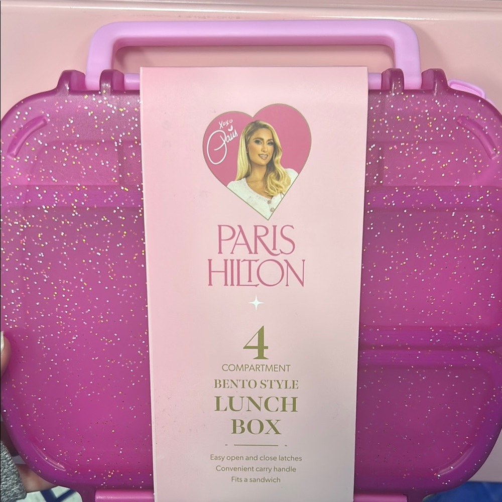 Paris Hilton Lunch Box with Phone Stand